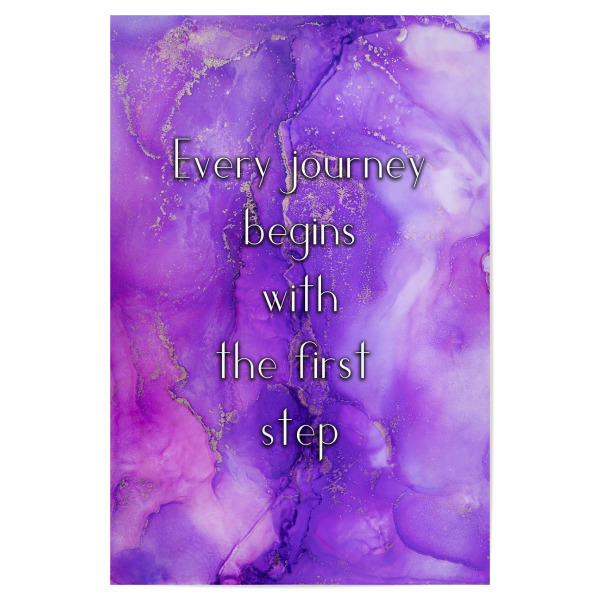 Poster 30x20 cm "Jede Reise" artboxONE - Typografie,Menschen,Liebe