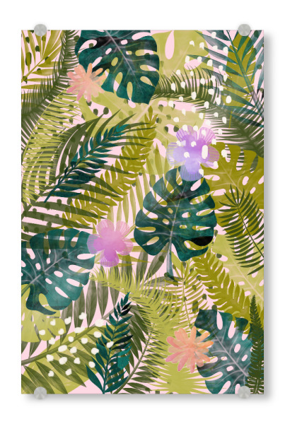 Acrylglasbild "Tropische Hauptsaison" artboxONE - Natur,Floral,Abstrakt