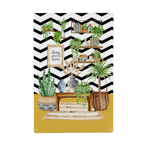 Holzbild "Skandinavische Wandkunst" artboxONE - Natur,Floral,Abstrakt