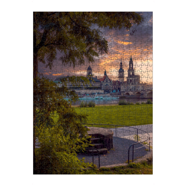 artboxONE Puzzle "Königsufer Dresden" artboxONE - Architektur,Städte / Dresden