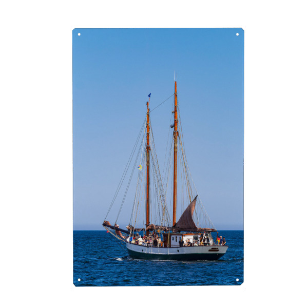 Holzbild "Segelschiff und Meer" artboxONE - Natur,Reise,Reise / Strand und Meer