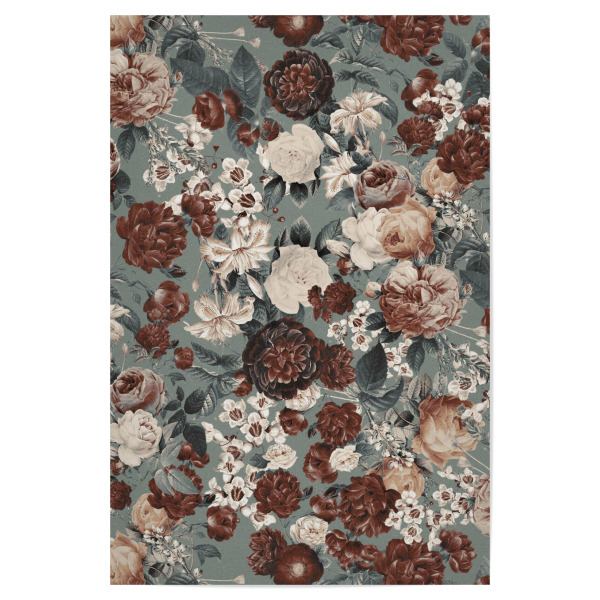 Poster 30x20 cm "Vintage Blumengarten" artboxONE - Natur,Floral,Liebe