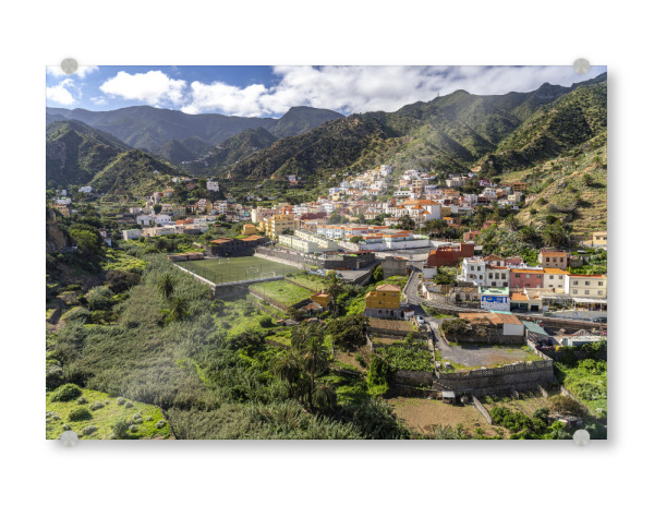 Acrylglasbild "Vallehermoso, La Gomera" artboxONE - Natur,Reise - La gomera,Kanarische inseln,Spanien,Vallehermoso,Reise,Natur