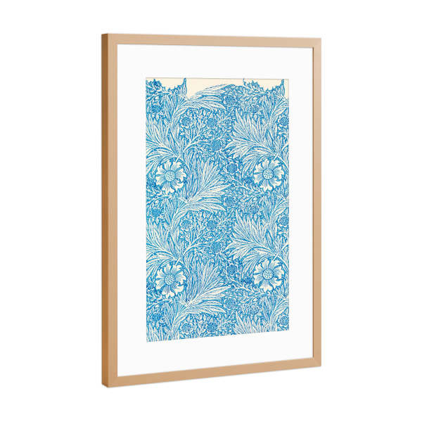 Poster mit Rahmen Kupfer "Ringelblume" artboxONE - Natur,Floral,Abstrakt,Für Mama,Für Papa