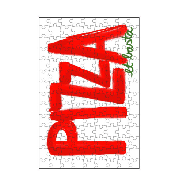 artboxONE Puzzle "Pizza e basta" artboxONE - Essen & Trinken - Pizza,Pizza e basta,Pasta,Pizza fan,Italy,Italien,Fastfoof,Food and drink,Cool
