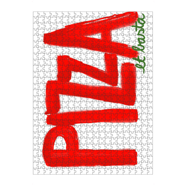 Puzzle Ravensburger "Pizza e basta" artboxONE - Essen & Trinken - Pizza,Pizza e basta,Pasta,Pizza fan,Italy,Italien,Fastfoof,Food and drink,Cool