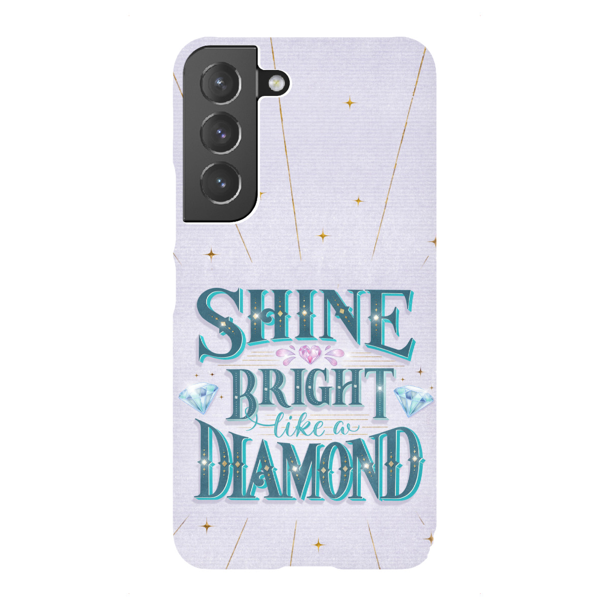 "Strahle wie ein Diamant"für Samsung Galaxy - Premium-Case Handyhülle artboxONE