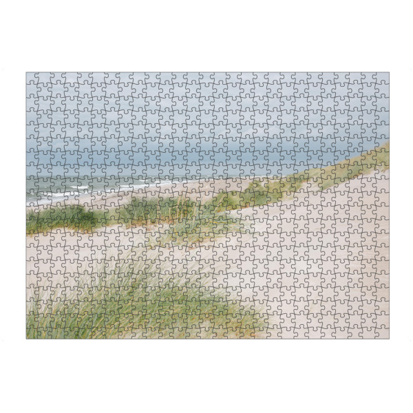 artboxONE Puzzle "Strand mit Kormoranen" artboxONE - Natur,Reise,Floral,Reise / Strand und Meer