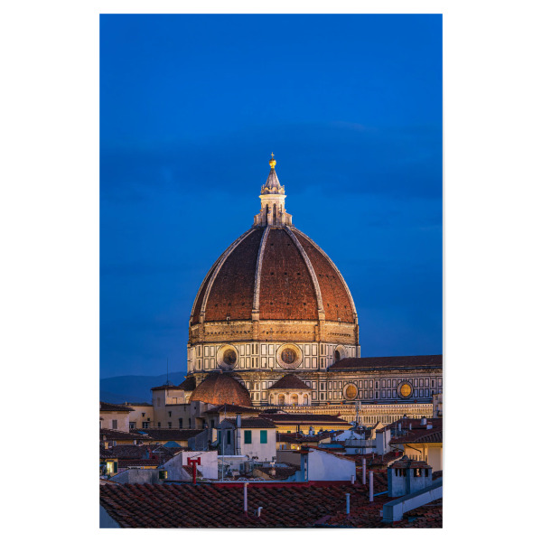 Poster "Blaue Stunde in Florenz" artboxONE - Reise,Architektur,Reise / Länder,Städte / Weitere