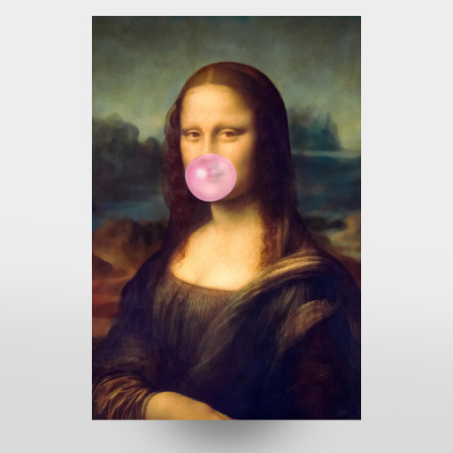 Mona Lisa Bubble Gum