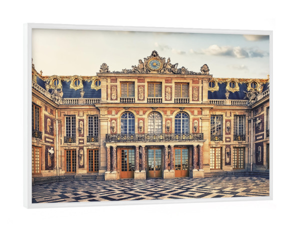Poster mit weißem Rahmen "Versailles-Fassade" artboxONE - Städte,Reise,Architektur,Städte / Paris,Reise / Länder