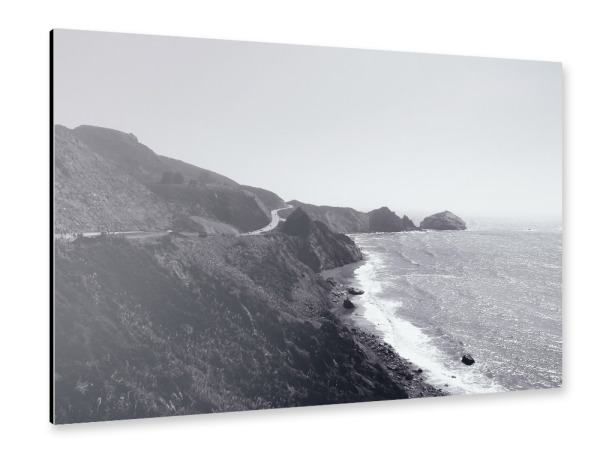 Alu-Dibond "Highway No 1 @ California SW" 30x20 cm artboxONE