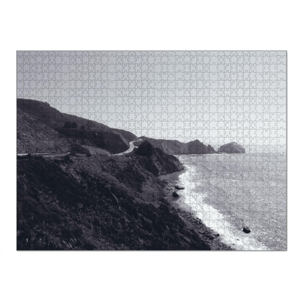 Puzzle Ravensburger "Highway No 1 @ California SW" artboxONE - Reise,Schwarzweiß,Reise / Strand und Meer,Reise / Länder