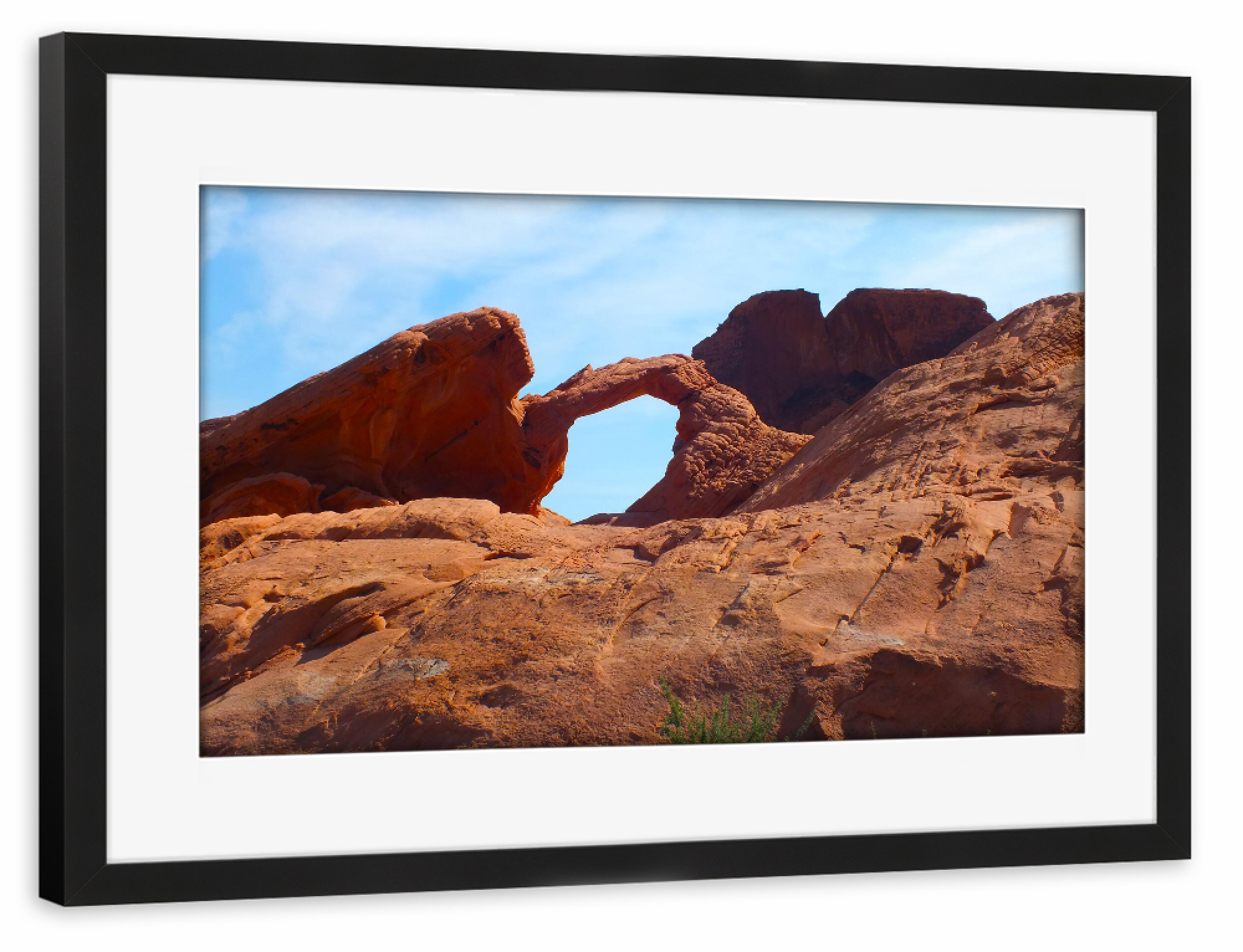 Poster mit Rahmen schwarz "Da Valley of Fire @ Nevada" artboxONE - Natur,Reise,Reise / Länder