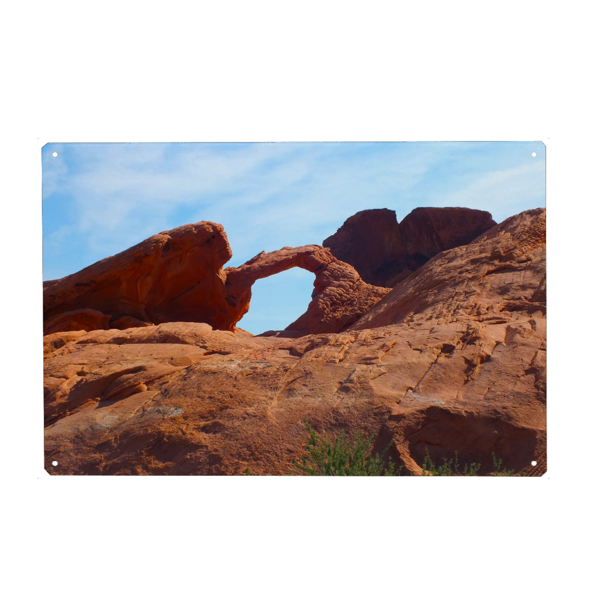 Metall Poster "Da Valley of Fire @ Nevada" artboxONE - Natur,Reise,Reise / Länder