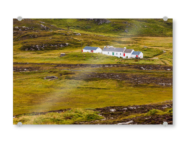 Acrylglasbild "Kleine Farm in Irland" artboxONE - Architektur