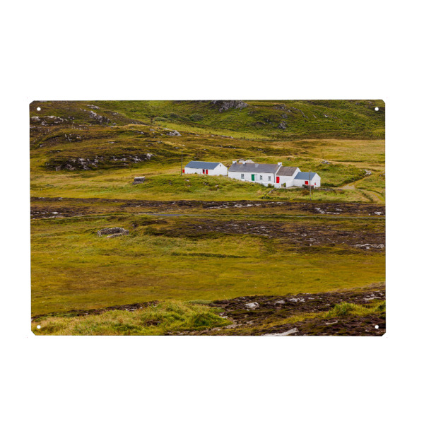 Holzbild "Kleine Farm in Irland" artboxONE - Architektur