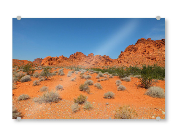 Acrylglasbild "Im Valley of Fire - Nevada" artboxONE - Natur,Reise,Reise / Länder
