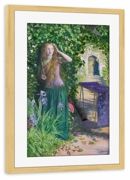 Poster mit Rahmen kiefer "Schöner Rosamund" artboxONE - Natur,Menschen,Für Mama,Für Papa