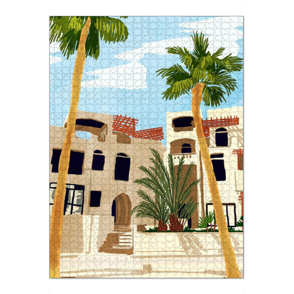 Puzzle Ravensburger "Die Villa" artboxONE - Städte,Architektur