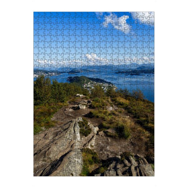 artboxONE Puzzle "Wanderweg am Sukkertoppen" artboxONE - Natur,Reise,Reise / Strand und Meer,Reise / Länder,Städte / Weitere