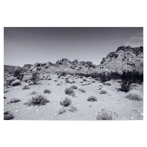 Poster "In the Valley of Fire @ Nevada SW" artboxONE - Natur,Reise,Schwarzweiß,Reise / Länder