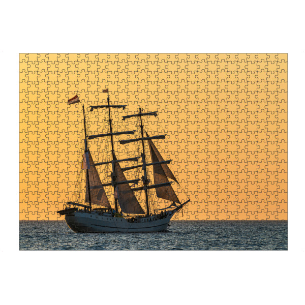 Puzzle Ravensburger "Meer und Segelschiff" artboxONE - Natur,Reise,Reise / Strand und Meer