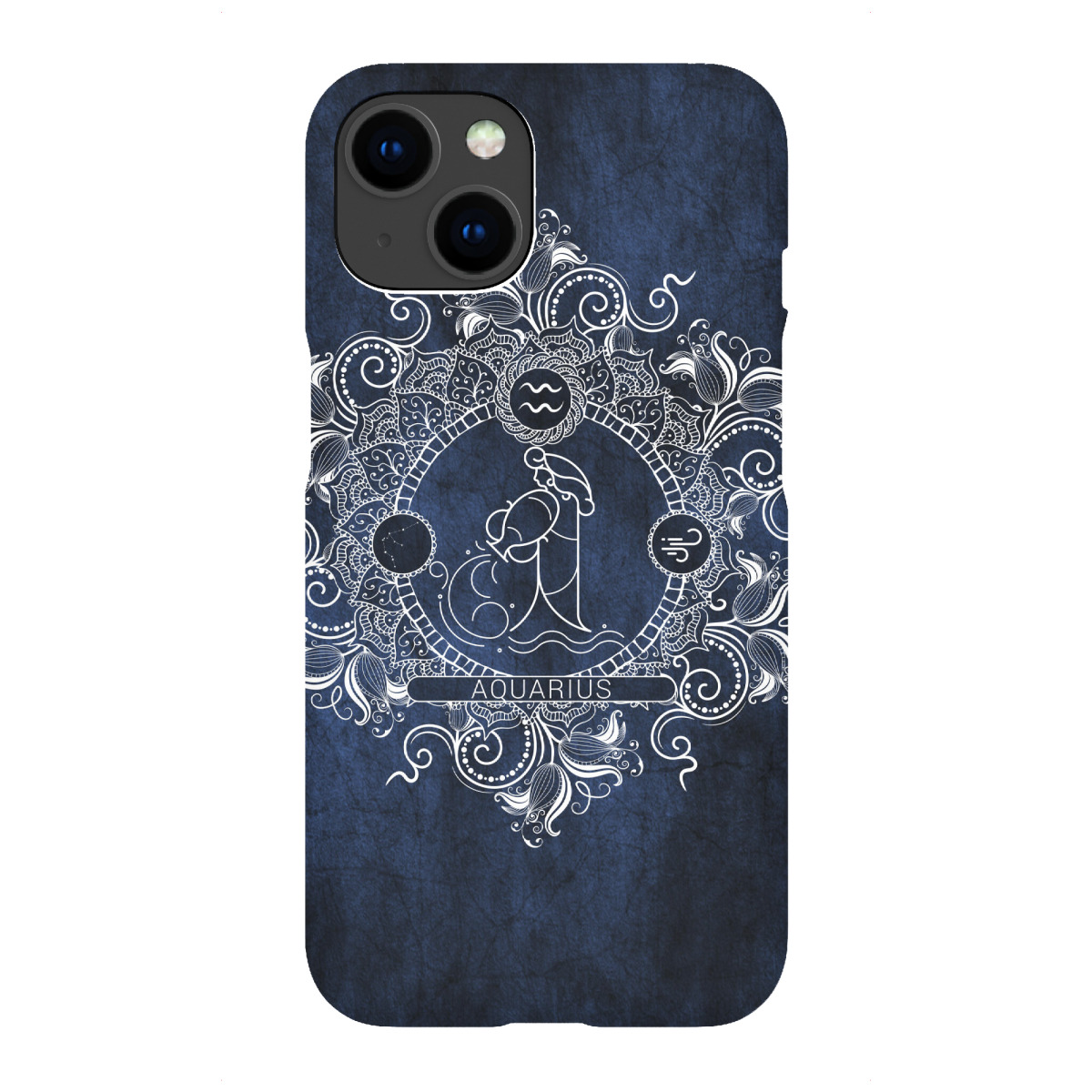 iPhone "Tierkreis - Eis - Wassermann" Premium-Case Handyhülle artboxONE