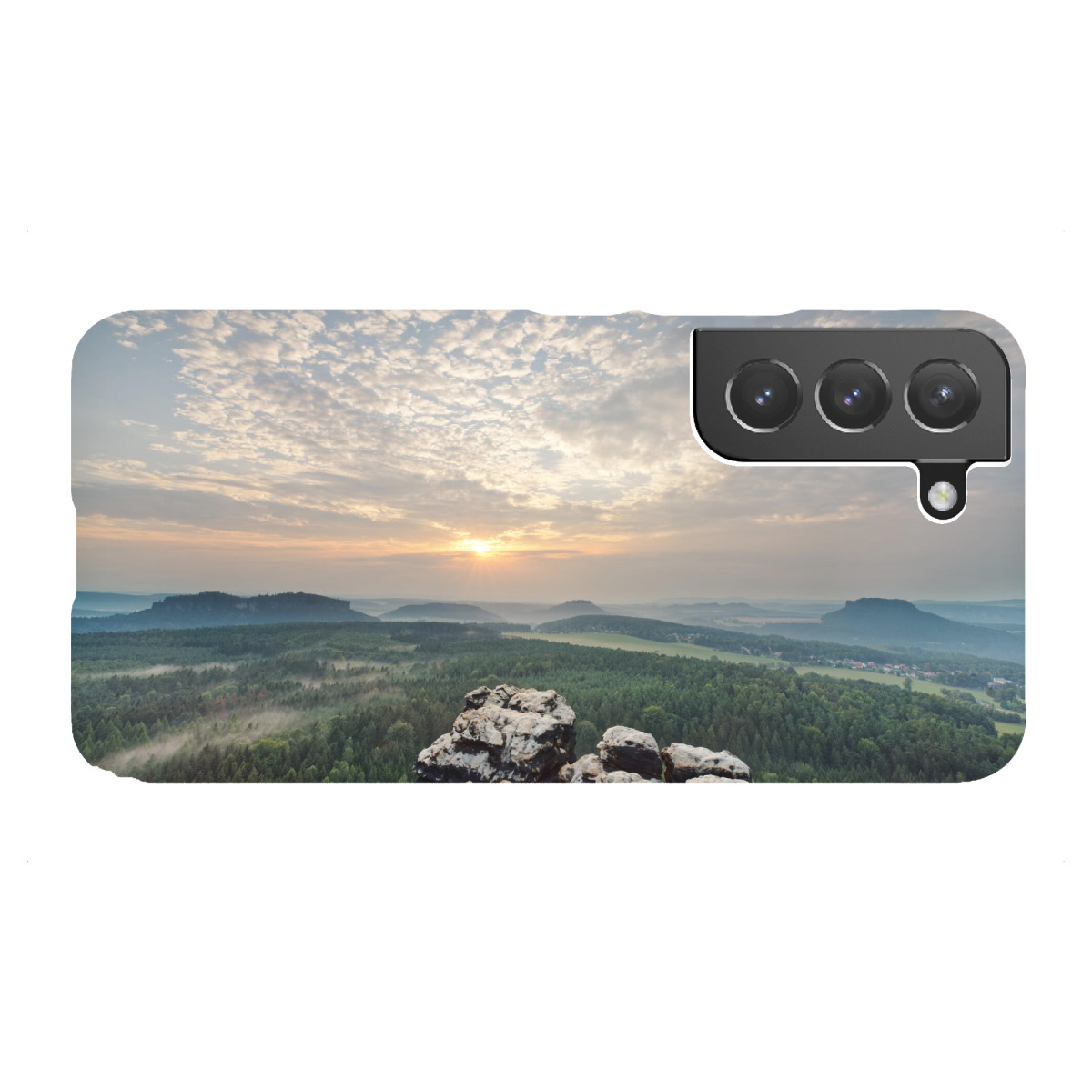 Samsung Galaxy "Sächsische Schweiz im Abendlicht" Premium-Case Handyhülle artboxONE