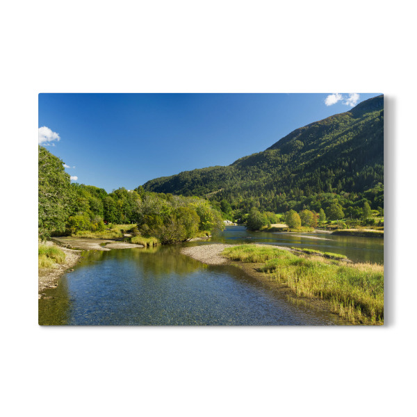 Galerie-Print "Flusslandschaft in Nordfjordeid" 30x20 cm artboxONE