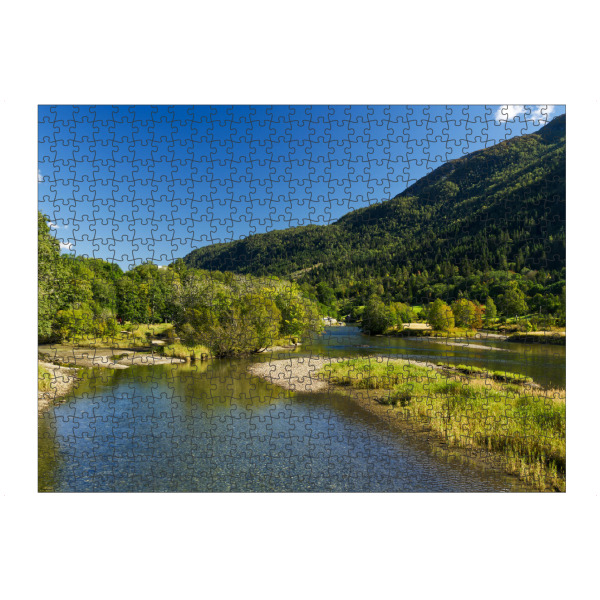 Puzzle Ravensburger "Flusslandschaft in Nordfjordeid" artboxONE - Natur,Reise,Reise / Länder