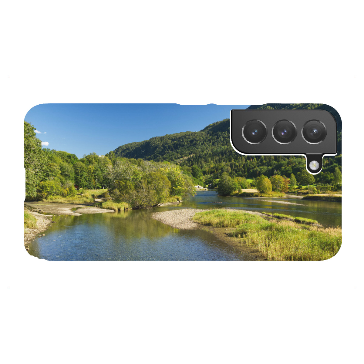 "Flusslandschaft in Nordfjordeid"für Samsung Galaxy - Premium-Case Handyhülle artboxONE