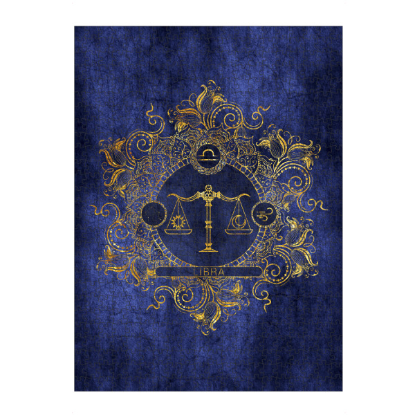 Puzzle Ravensburger "Tierkreis - Ozean - Waage" artboxONE - Natur,Floral,Abstrakt