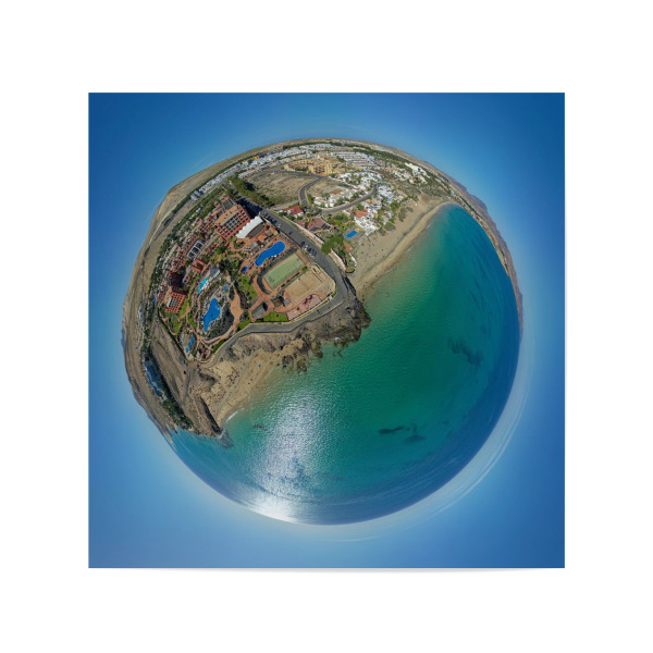 Poster 20x20 cm "Fuerteventura - Strand Tindaya" artboxONE - Städte,Natur,Reise,Architektur,Reise / Länder