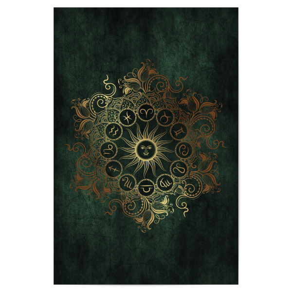 Poster "Tierkreis - Keltisch - Alle" artboxONE - Natur,Floral,Abstrakt