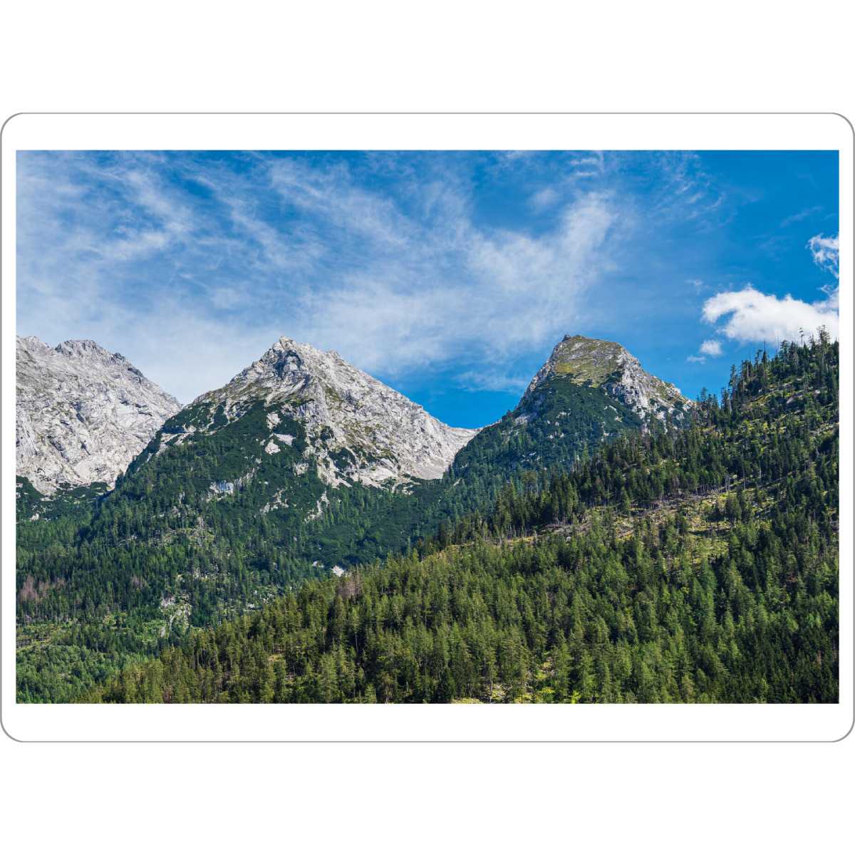 Tischset "Wald, Berge, Wolken" artboxONE - Natur,Reise