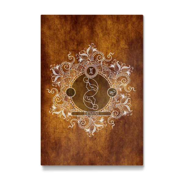 Galerie-Print "Sternzeichen-Mandarine-Zwillinge" 30x20 cm artboxONE