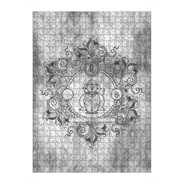 artboxONE Puzzle "Sternzeichen - Asche - Löwe" artboxONE - Natur,Floral,Abstrakt