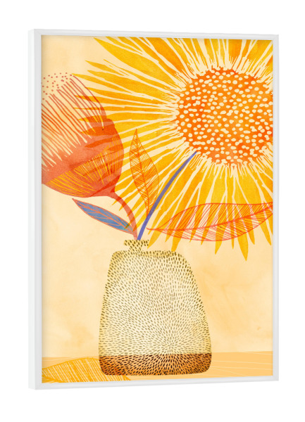 Poster mit weißem Rahmen "Gallagher - Tuesday Afternoon" artboxONE - Natur,Floral