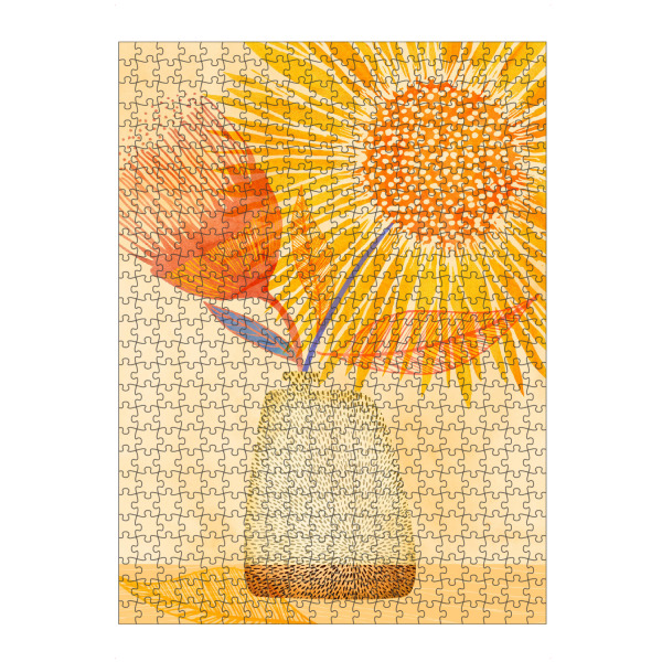 Puzzle Ravensburger "Gallagher - Tuesday Afternoon" artboxONE - Natur,Floral - Floral,Blume,Blatt,Natur,Blüte,Dschungel,Tropisch,Botanisch,Botanik