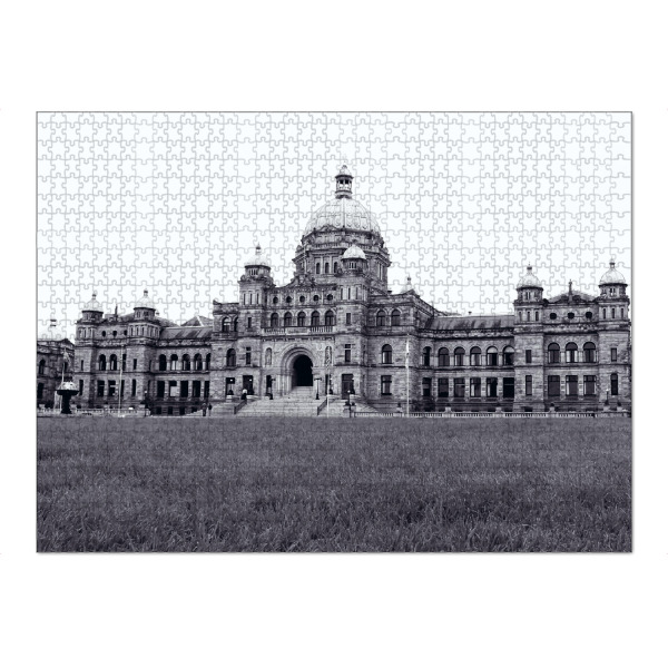 Puzzle Ravensburger "Parlament @ BC" artboxONE - Reise,Schwarzweiß,Architektur,Reise / Länder