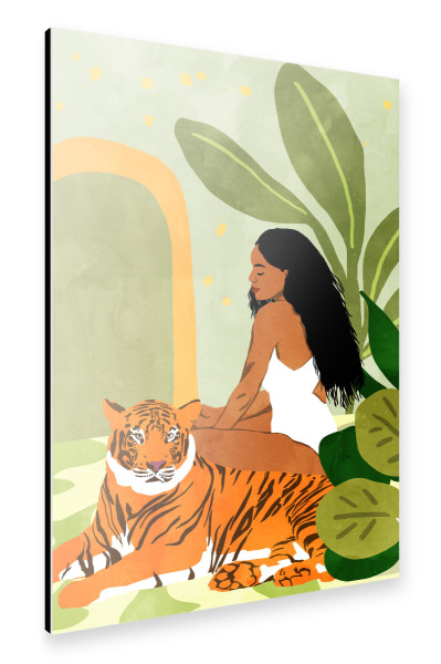 Alu-Dibond "Nur du und ich" 30x20 cm artboxONE