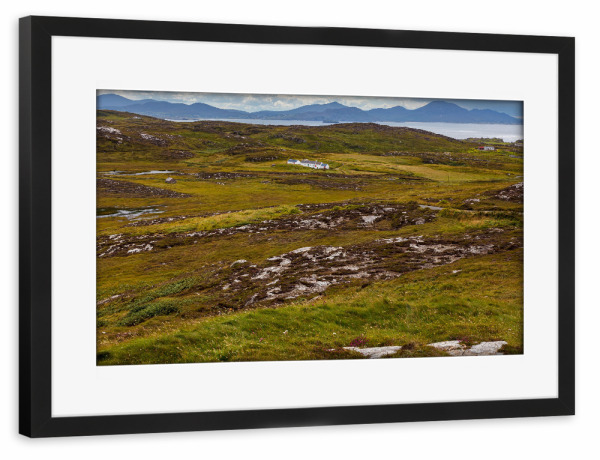 Poster mit Rahmen schwarz "Irland die grüne Insel" artboxONE - Natur
