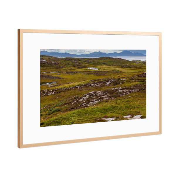 Poster mit Rahmen Kupfer "Irland die grüne Insel" artboxONE - Natur