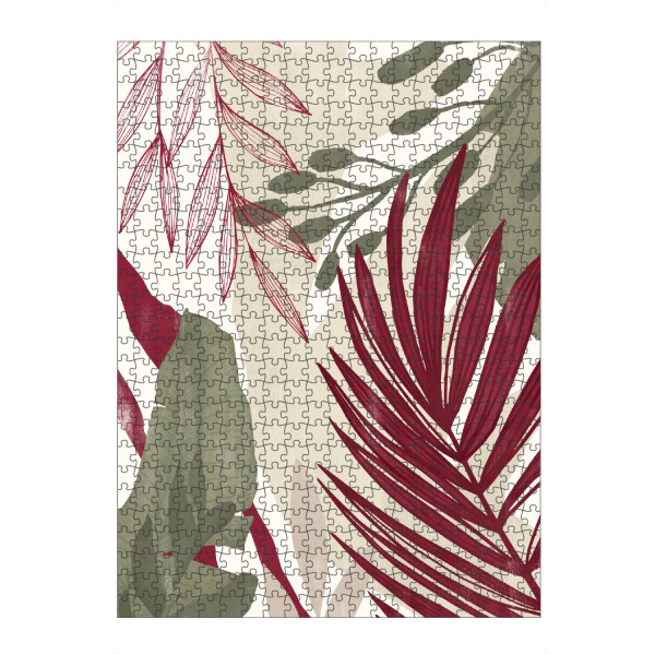 artboxONE Puzzle "Abstrakte Blume Magenta" artboxONE - Natur,Abstrakt