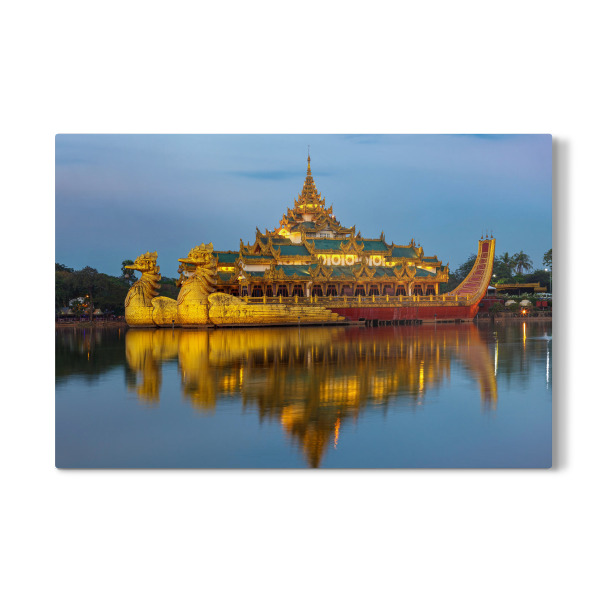 Galerie-Print "Königliche Barke in Yangon" 30x20 cm artboxONE