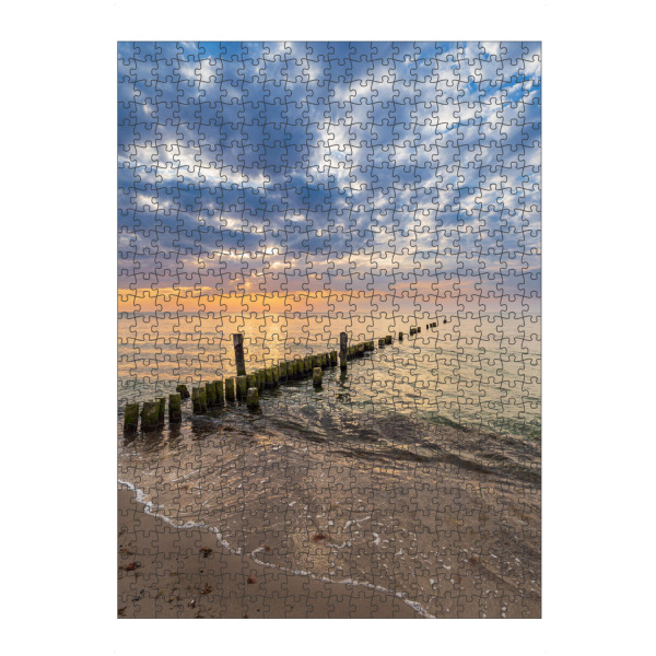 Puzzle Ravensburger "Sonnenuntergang, Strand, Meer" artboxONE - Natur,Reise,Reise / Strand und Meer
