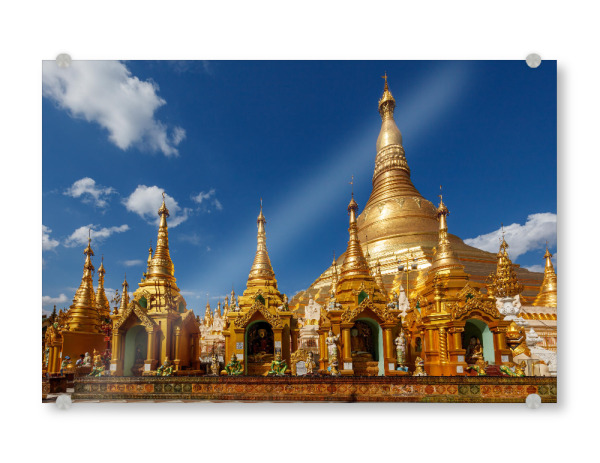Acrylglasbild "Rangoon Shwedagon Pagode" artboxONE - Architektur