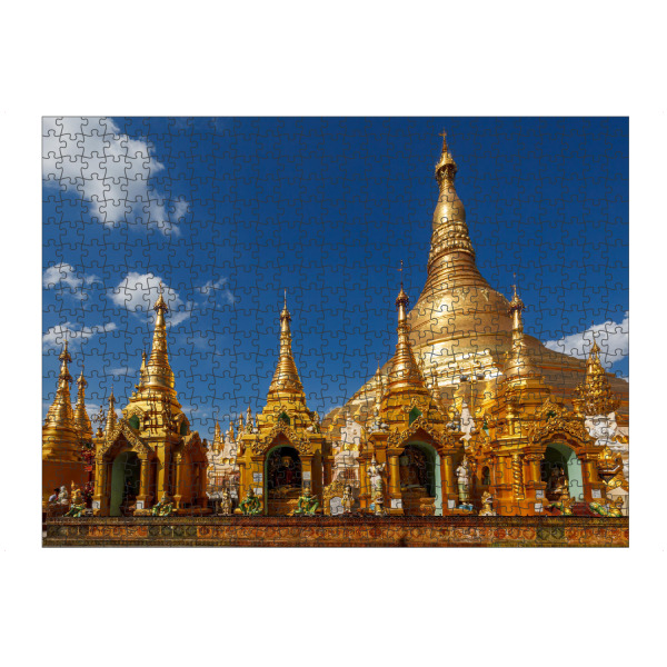 Puzzle Ravensburger "Rangoon Shwedagon Pagode" artboxONE - Architektur