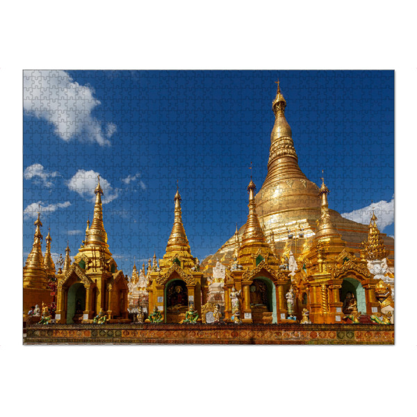 Puzzle Ravensburger "Rangoon Shwedagon Pagode" artboxONE - Architektur